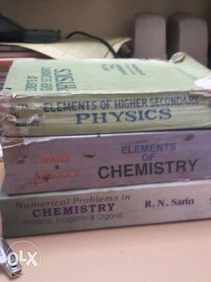 Renouned three WB Board physics,& chemitry books.