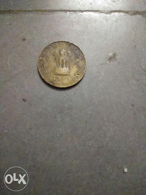 Round Copper 20 Coin