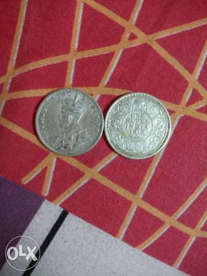 Silver 1 Rupee Coin of 100 Years Old