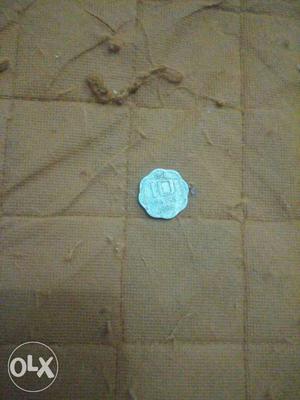 Silver 10 Indian Coin