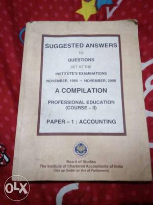 Suggested Answers Book