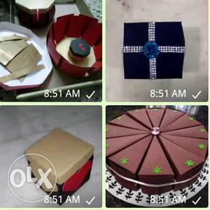 Surprise with gift boxes
