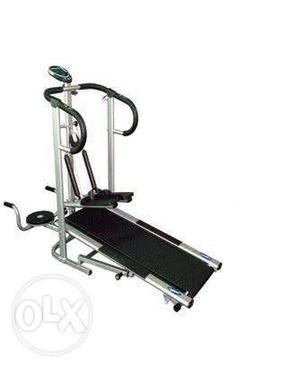 Turbuster 4 in 1 Deluxe Manual Treadmill with bodyheight
