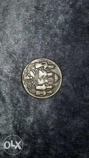 Vintage very old coin of Lord Rama time