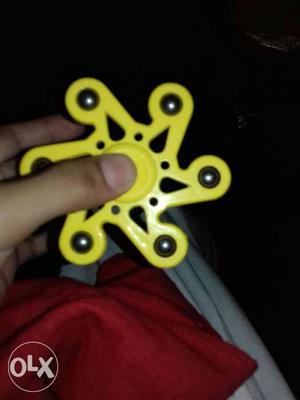 Yellow 6-axis Fidget Hand Spinner