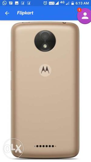 Moto c plus only one month used in best
