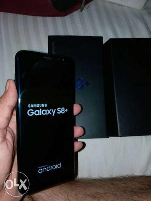 Samsung s8 plus black freash cond 2 months old