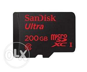 Sandisk ultra 200 GB memory card for sell... only