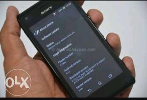 Sony Xperia M Dual with ear phone. Now Good