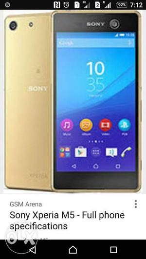 Sony Xperia m5 dull in good condition only 8month