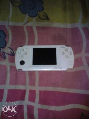 White Sony Handheld Game Console