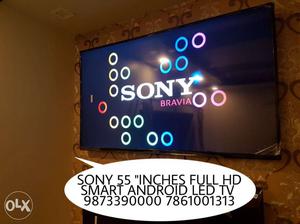 55 4k UHD Silver Sony Flat Screen Led TV