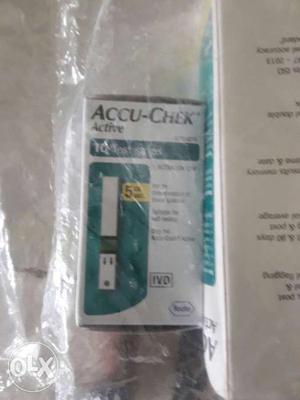 Acchu chek active new box pees not opened