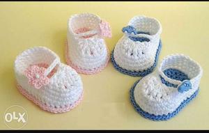 Baby booties in any colour