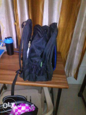 Black And Blue Backpack