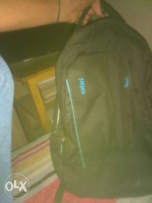 Black And Blue Safari Backpack
