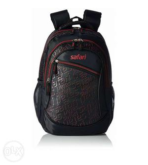 Black And Red Safari Backpack