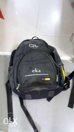 Black Eka CRL school bag