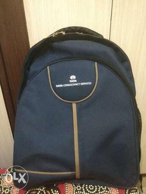 Blue TATA laptop Backpack