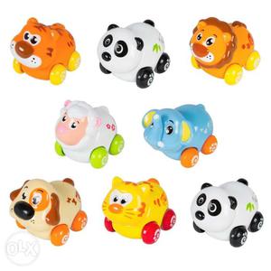 Brand new animal shaped toys. 8 different types to choose