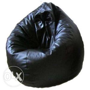 Brown coloured Bean Bags with Foot Resters in Good Condition