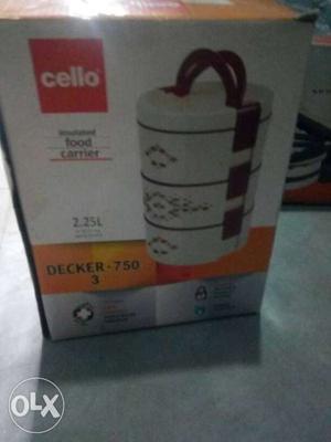 Cello Food Carrier Box only 2 months old