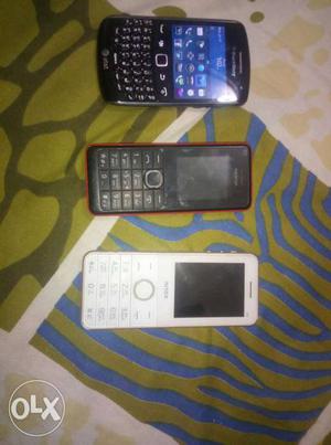 Combo offer Blackberry curve , Nokia 107 and