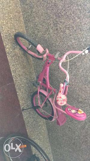 Girls barbie bicycle