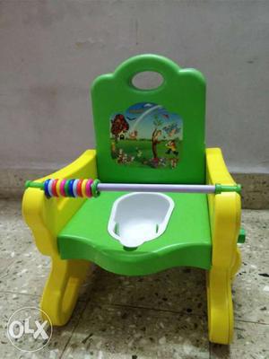 Green, Yellow And White Potty Trainer