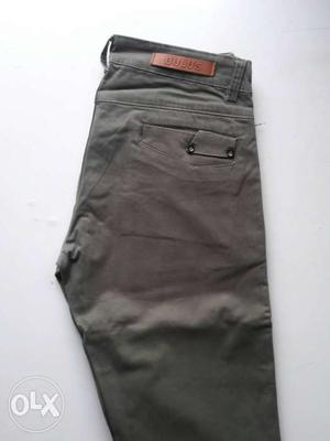 Green chinos size 34