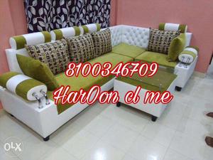 L shape sofa at low cost with warranty
