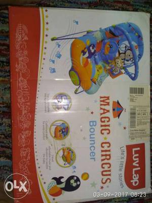 Luvlap magic circus bouncer in v. gud condition.