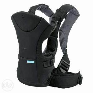 (New) Flip Front 2 Back Baby Carrier, Black (Imported)