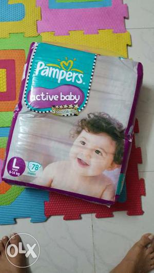 Pampers Active Baby Large size 78 pieces