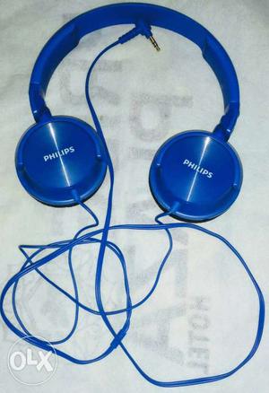 Philips SHL wired Headphone (Blue) brand new