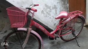 Pink Gauzy Commuter's Bicycle