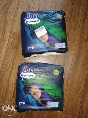 Selling large size UNUSED libero diapers 2 pack
