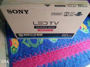 Sony semart LED TV 32inchi with box&one yer