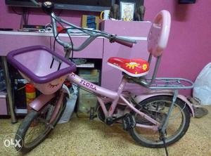 Toddler's Pink Flora Bicycle