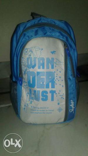 Wonderlust Blue-and-white Bag