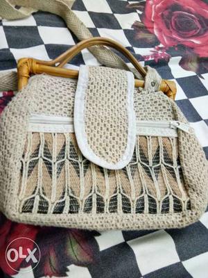 Wooden bag 3-4 month old hardly used