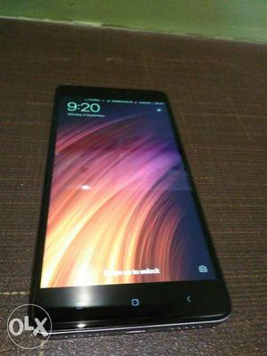 Xiomi Redmi Note 4 4gb Ram 64gb Rom 1month old