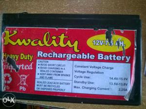 12 Volt DC battery