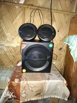 2.1 Black Speaker System
