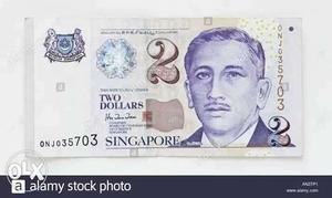 2 Singaporean Dollar