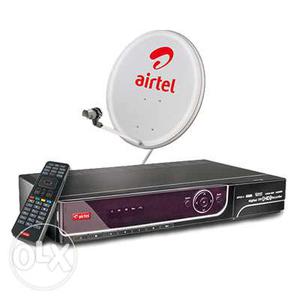 Airtel dish, box and remote.urgent sale