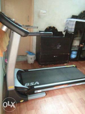 Black And Gray BSA Treadmill