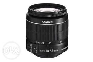 Black Canon EFS mm Camera Lens