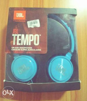 Blue JBL Temp Headphones In Box
