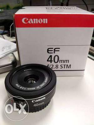 Canon 40mm F2.8 STM full frame light used lens